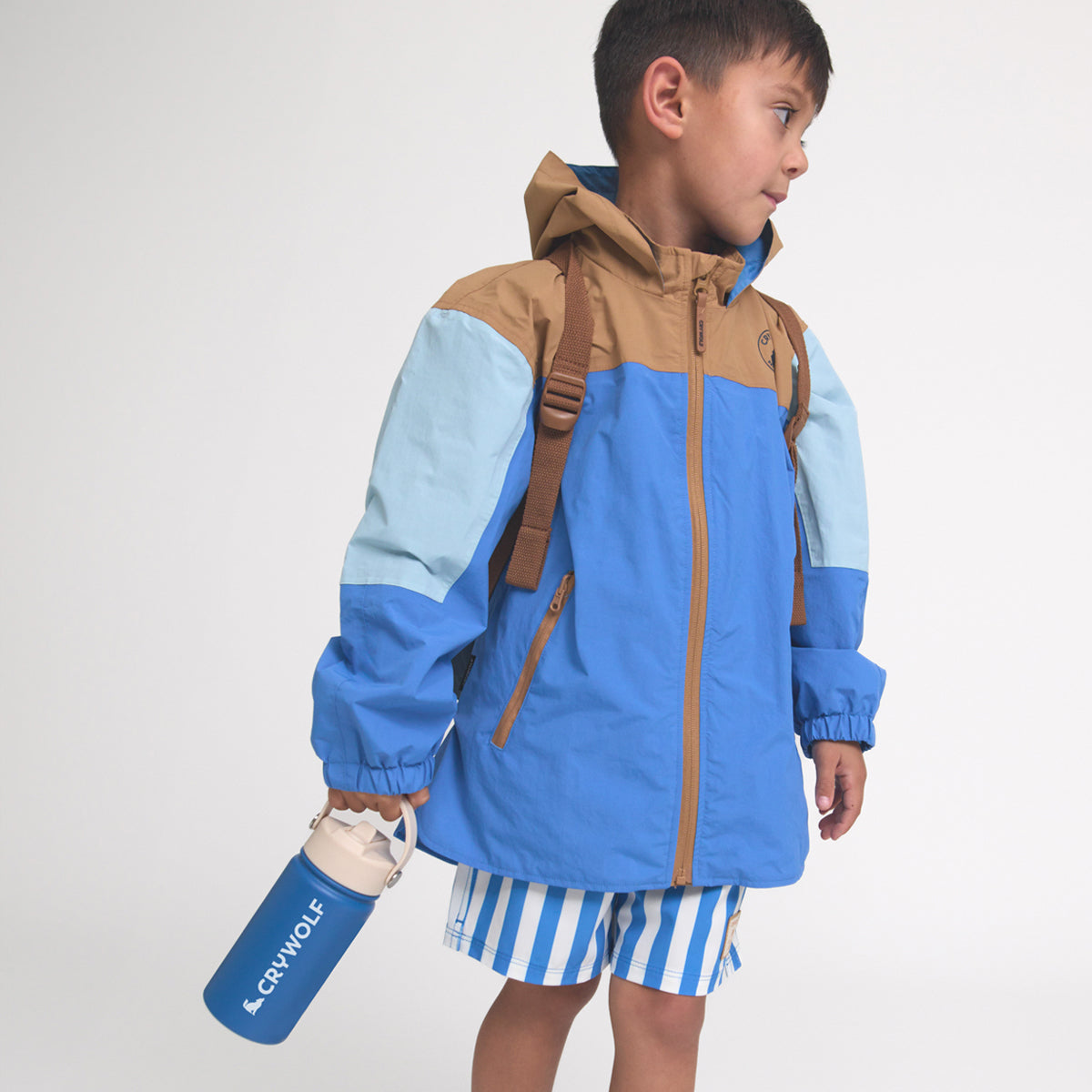 Ocean Colourblock Packable Jacket