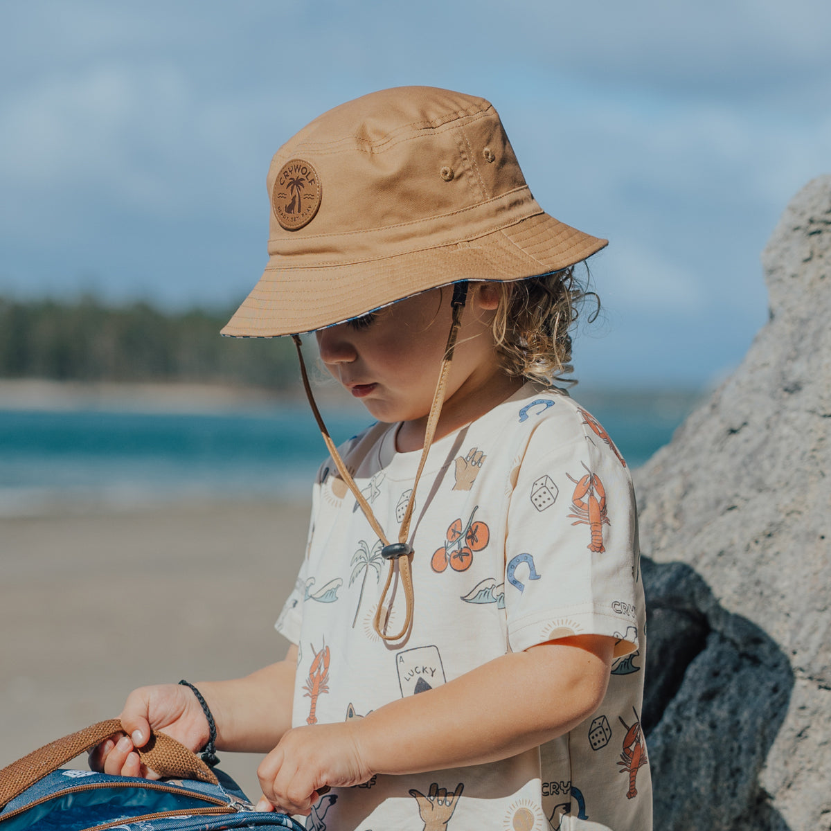 Deep Sea Stripe Reversible Bucket Hat