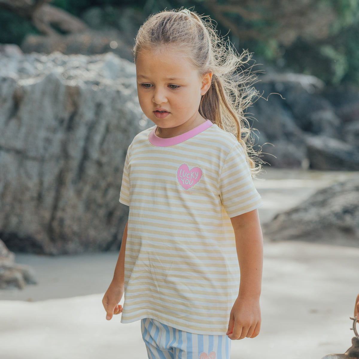 Lucky You Stripe Sun Smart T-Shirt