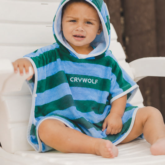 Deck Stripe Baby Hooded Towel