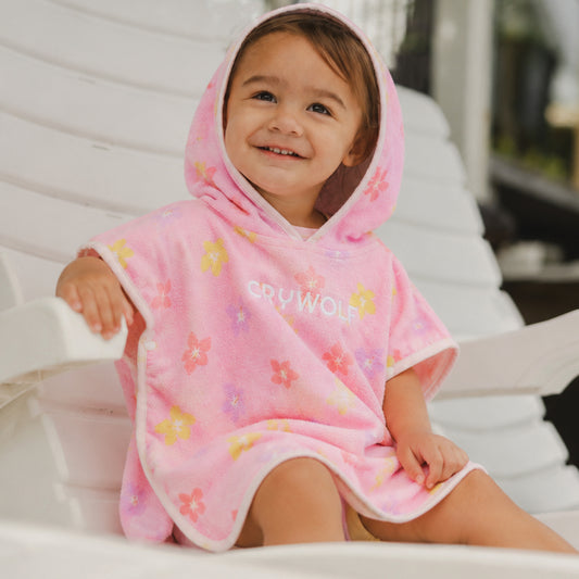 Hibiscus Bloom Baby Hooded Towel