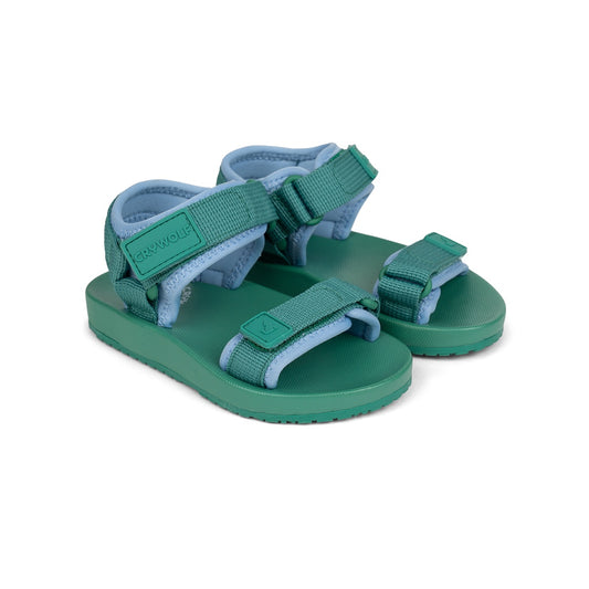 Sea Green Beach Sandals