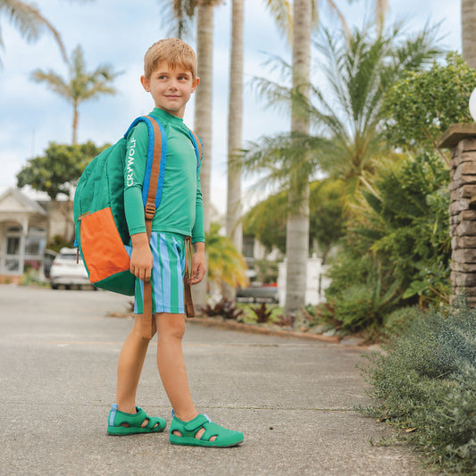 Sea Green Long Sleeve Rash Vest
