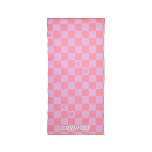 Flamingo Check Rapid Dry Towel