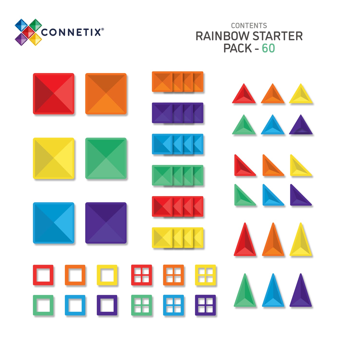 Rainbow Starter Pack 60pc