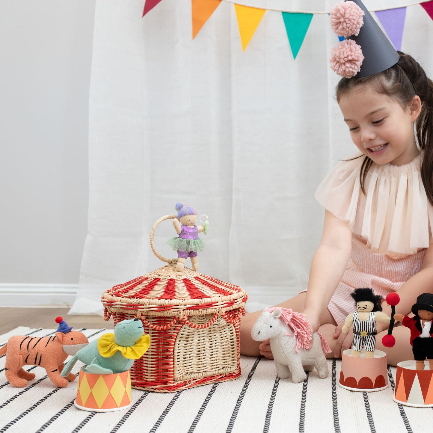 Circus Tent Basket