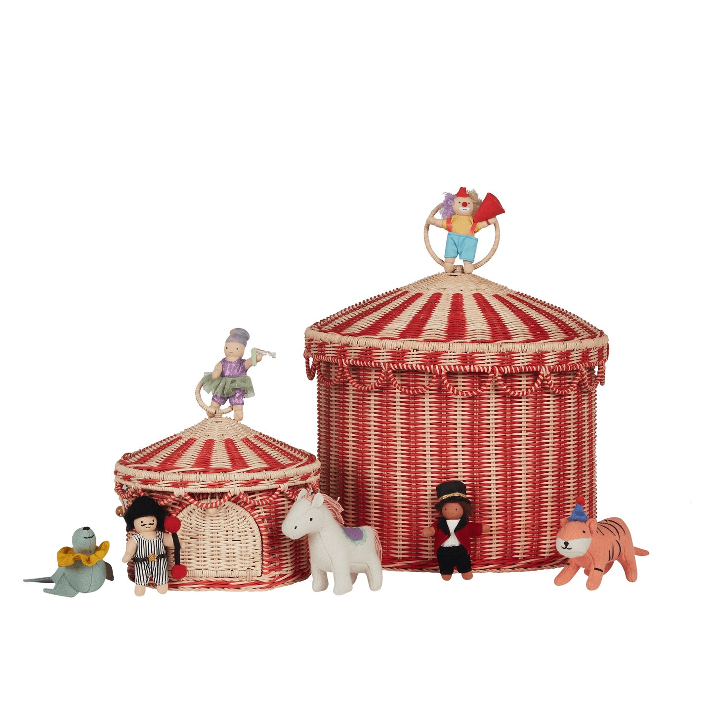 Circus Tent Toy Basket