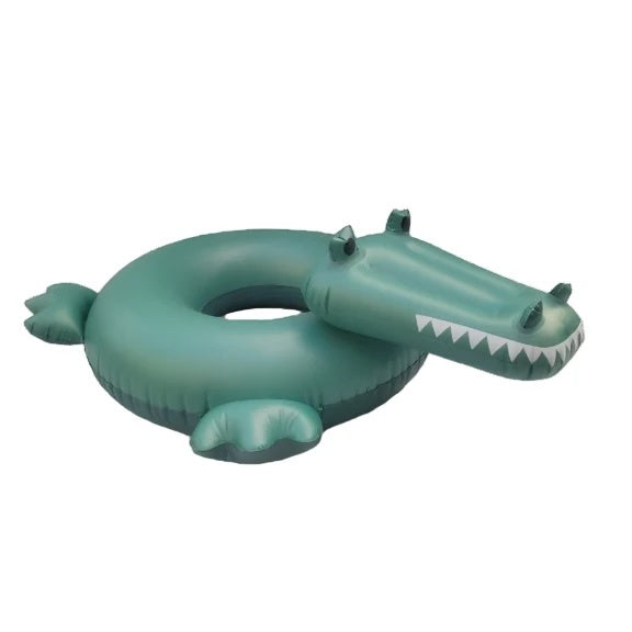 Inflatable Swim Ring 65cm / Green Crocodile