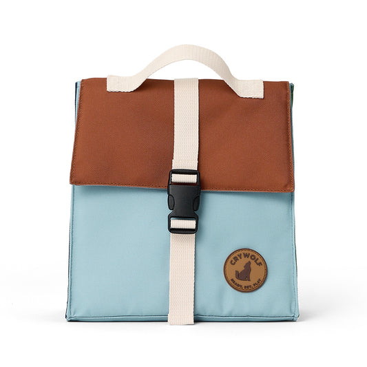 Ocean Colour Block Insulated Lunch Bag