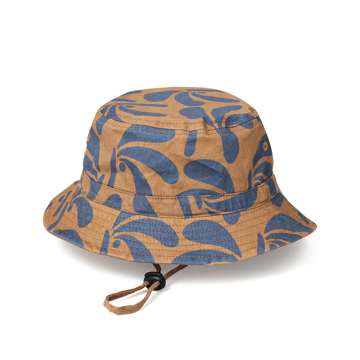 Reversible Bucket Hat / Indigo Palms