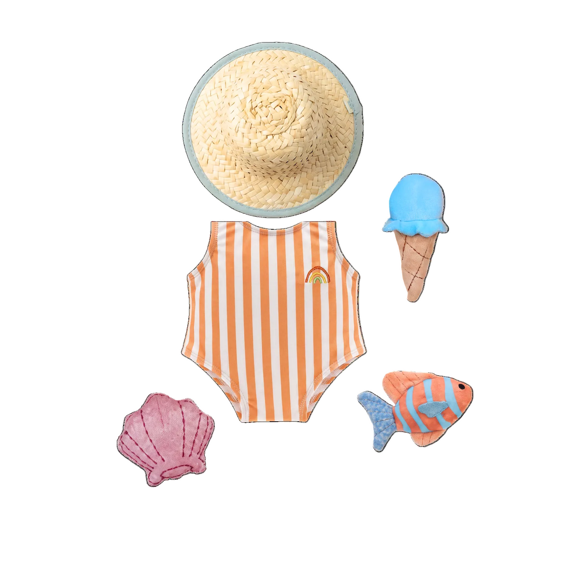 Dinkum Dolls Outfit / Boardwalk Beach Set