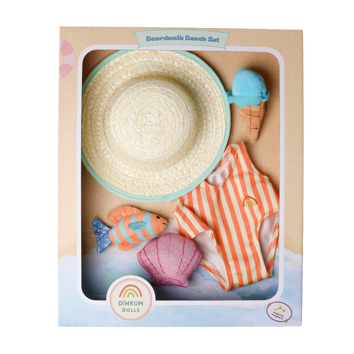 Dinkum Dolls Outfit / Boardwalk Beach Set