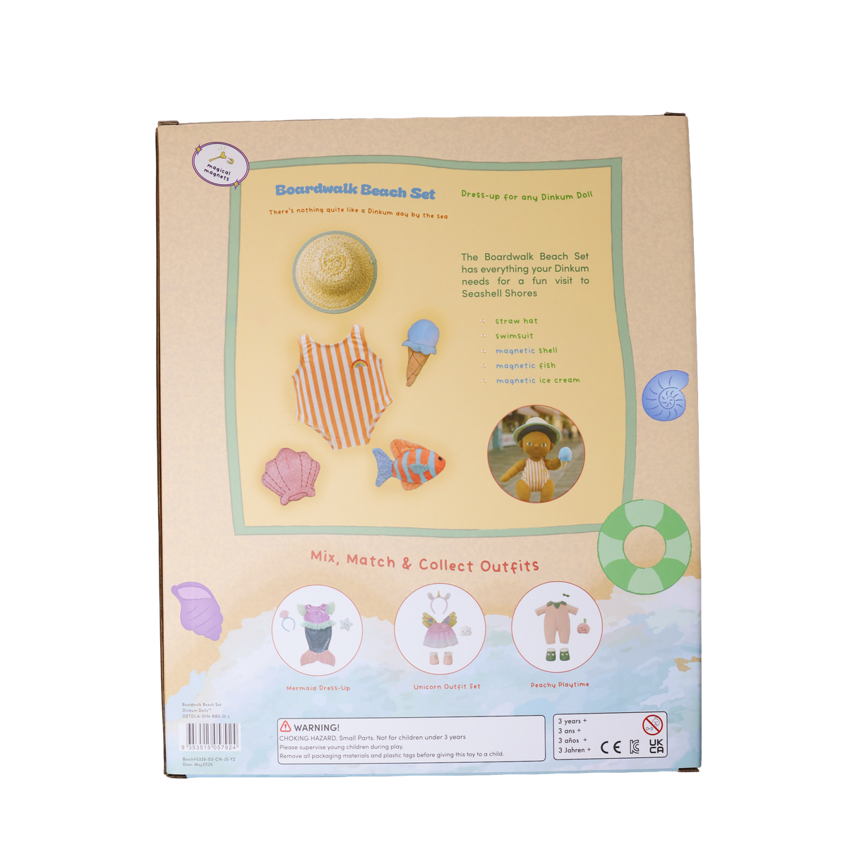 Dinkum Dolls Outfit / Boardwalk Beach Set