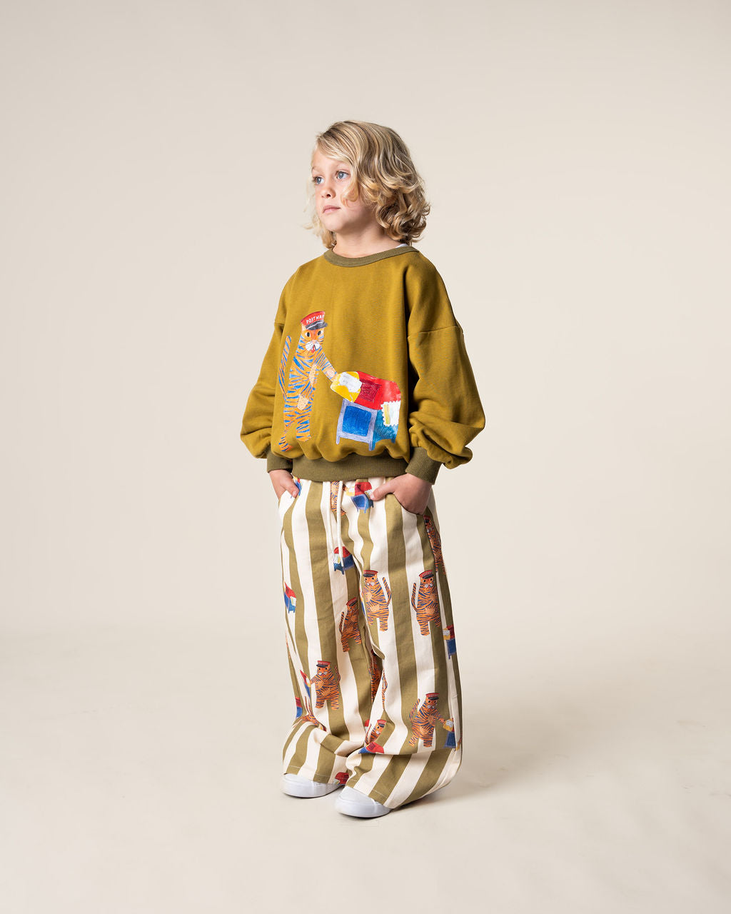 Tiger The Postie Wide Leg Pants
