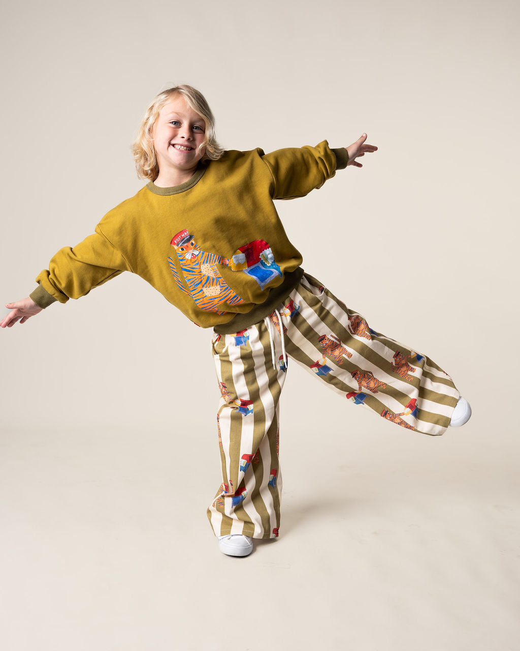 Tiger The Postie Wide Leg Pants