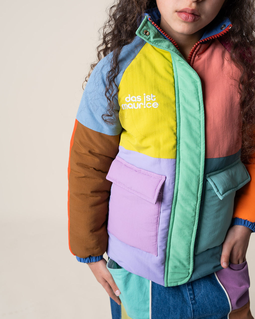 Colour Block Windbreaker