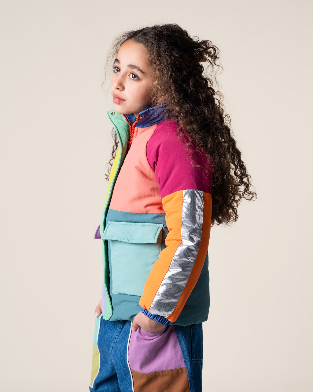 Colour Block Windbreaker