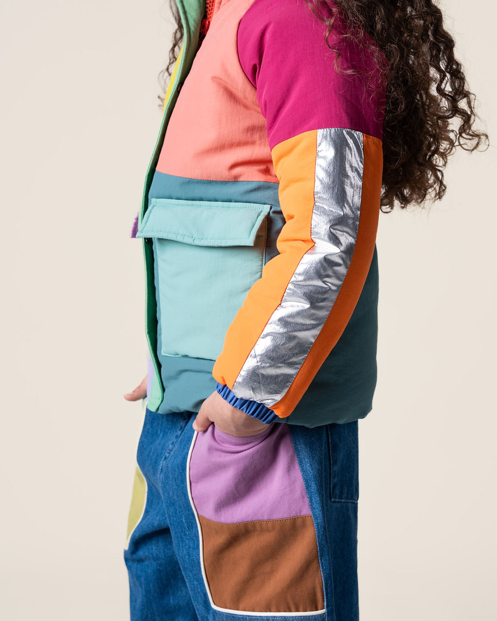 Colour Block Windbreaker