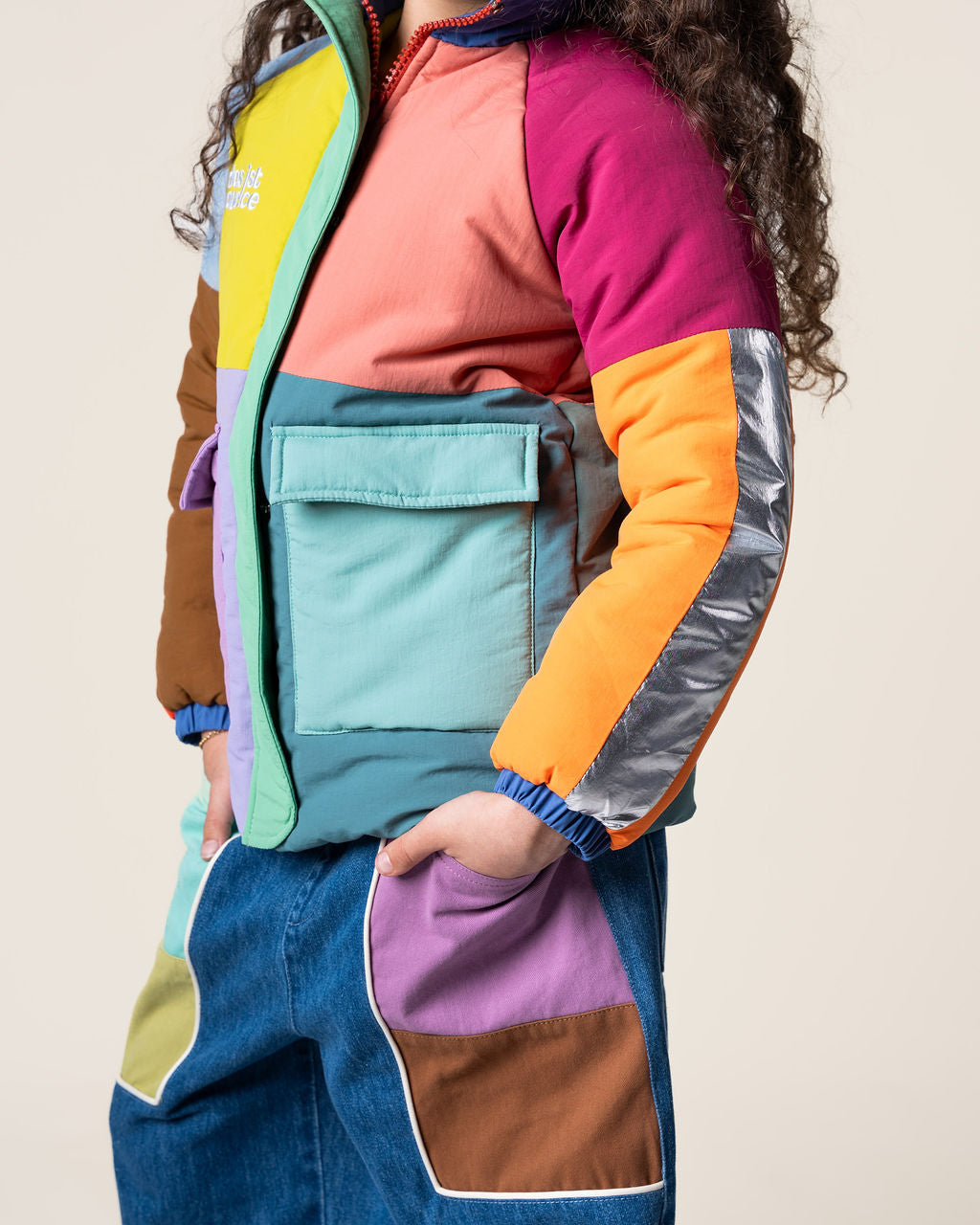 Colour Block Windbreaker