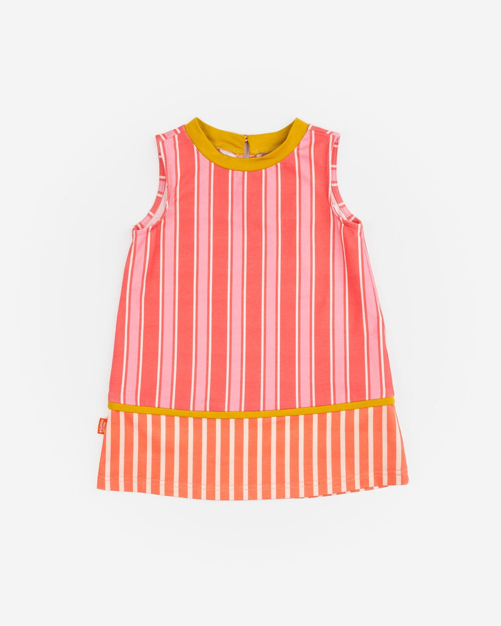 Coral Sleeveless Dress