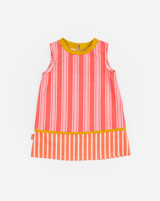 Coral Sleeveless Dress