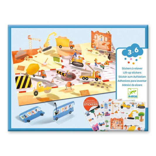 Vehicles 80 pc Lift-Up Stickers