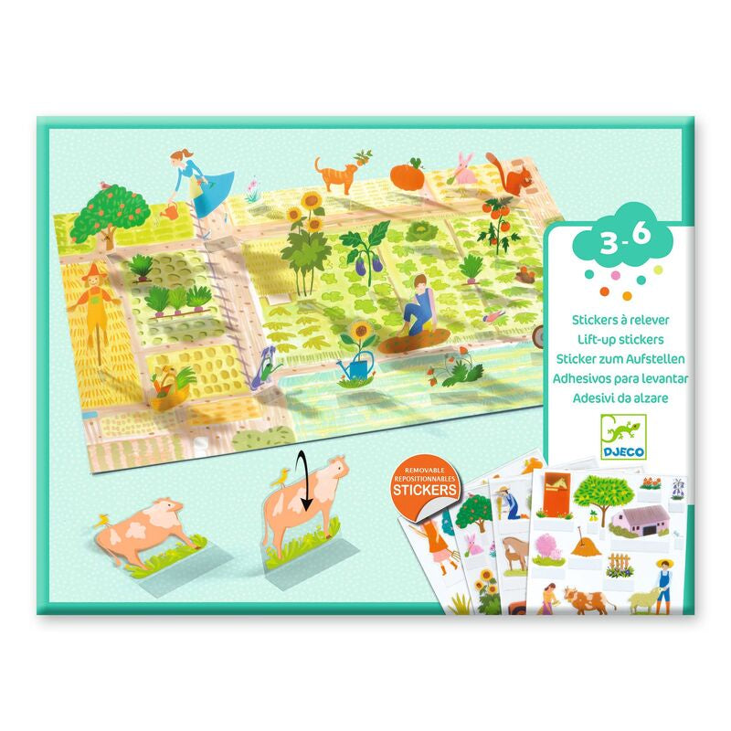 Farm 80 pc Lift-Up Stickers