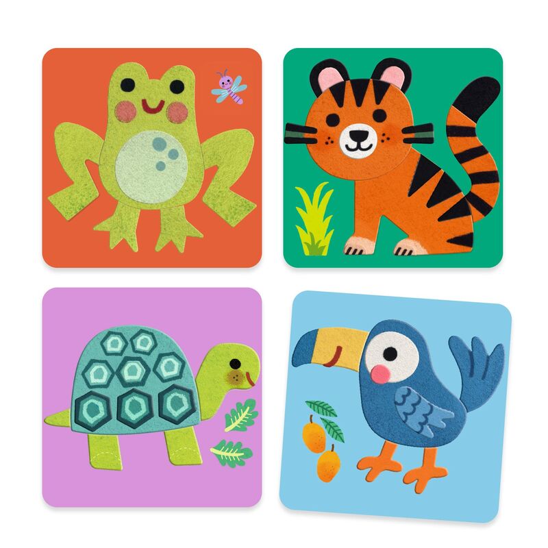 Soft Animals Collage Activity