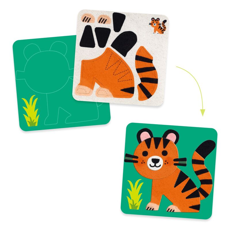 Soft Animals Collage Activity