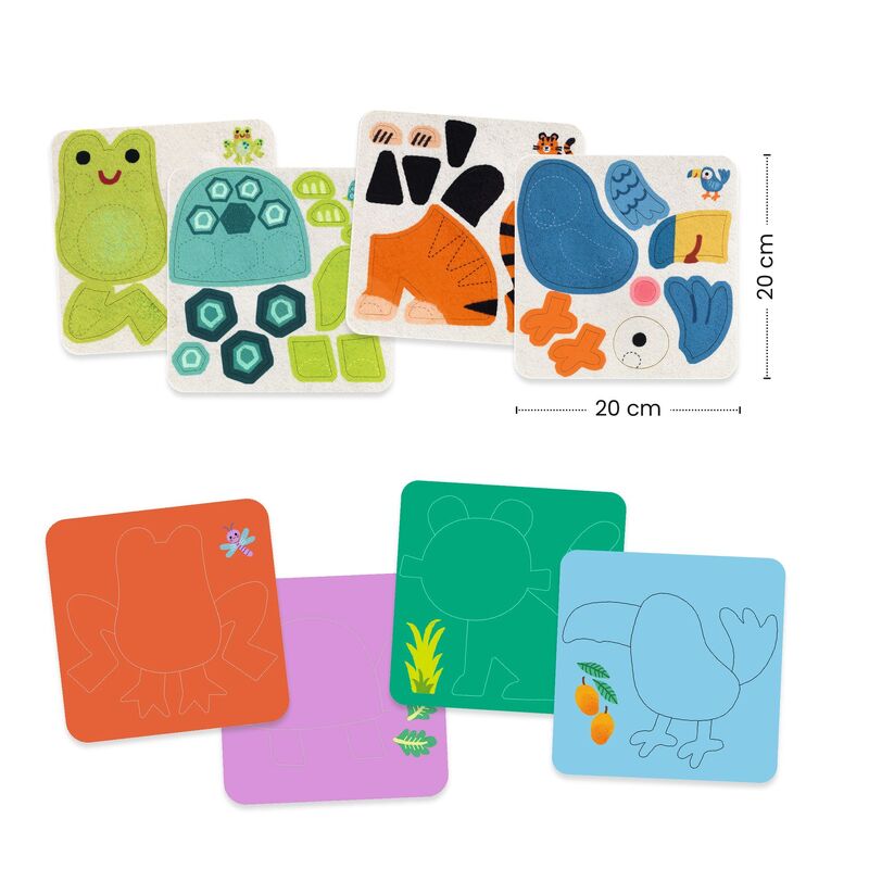 Soft Animals Collage Activity