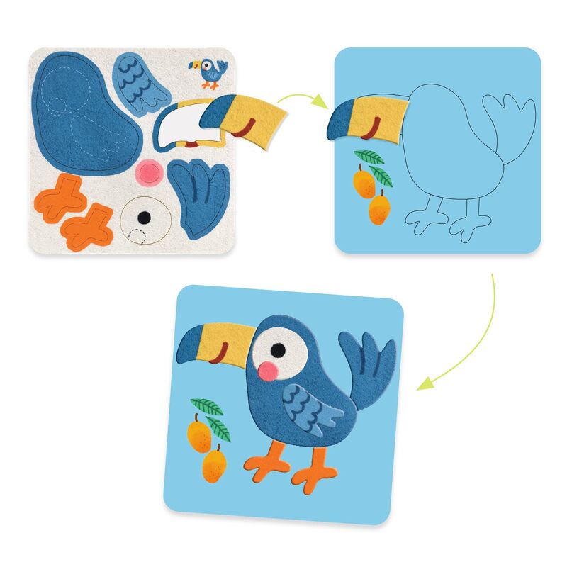 Soft Animals Collage Activity