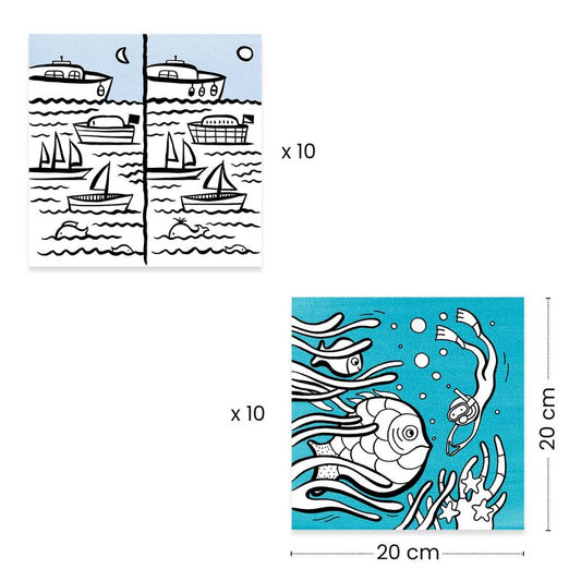 Ocean Surprise Colouring Activity