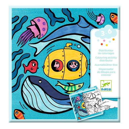 Ocean Surprise Colouring Activity