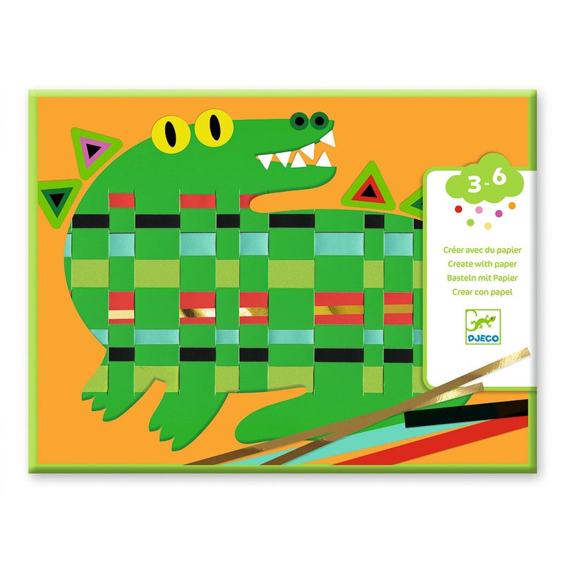 Animal Create with Paper Weaving Set