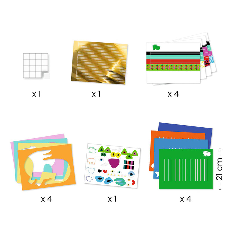 Animal Create with Paper Weaving Set