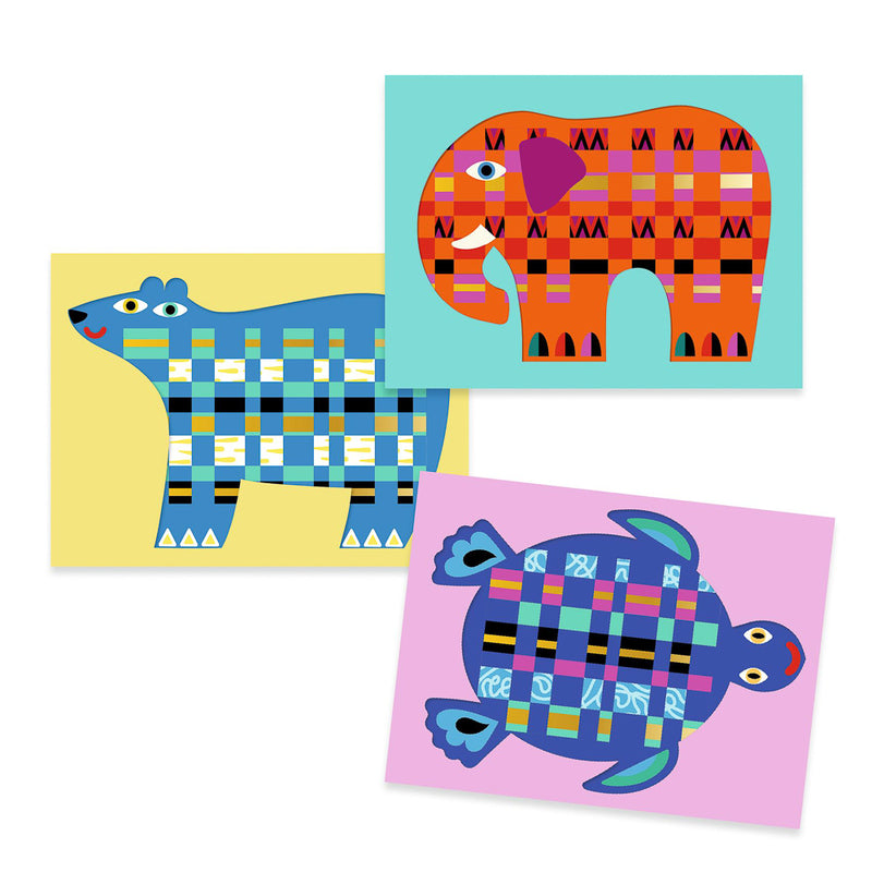 Animal Create with Paper Weaving Set