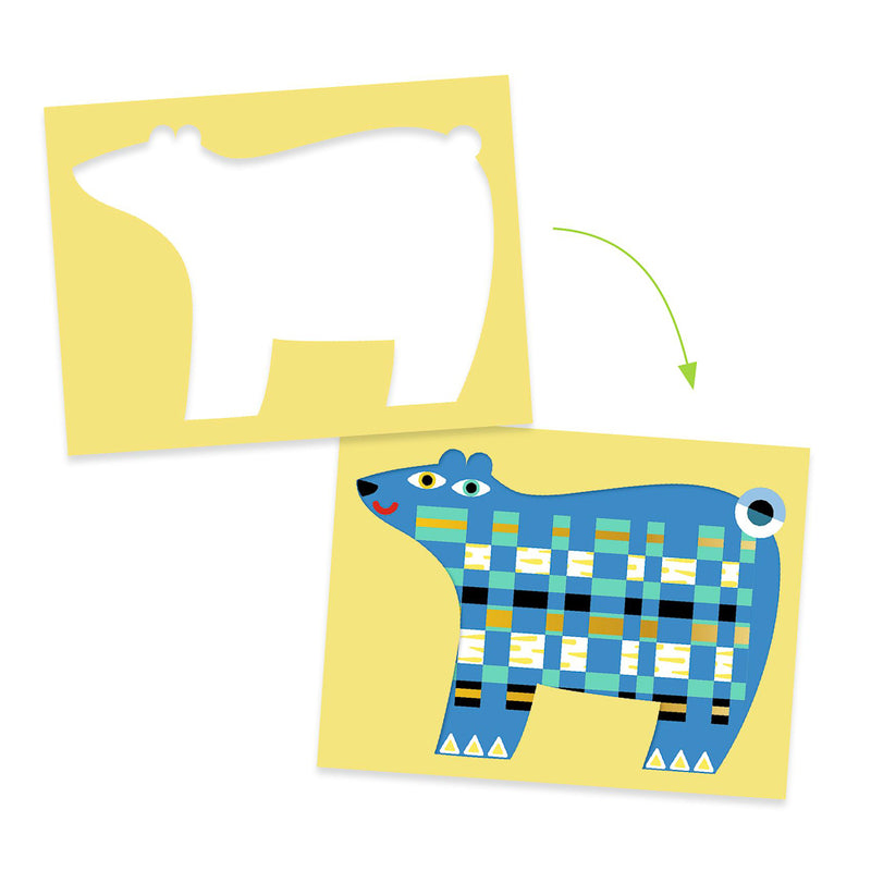 Animal Create with Paper Weaving Set
