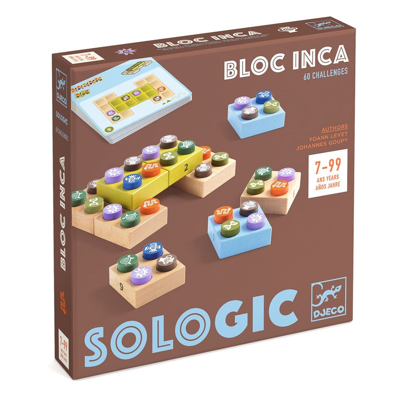 Bloc Inca Logic Game With 60 Challenges