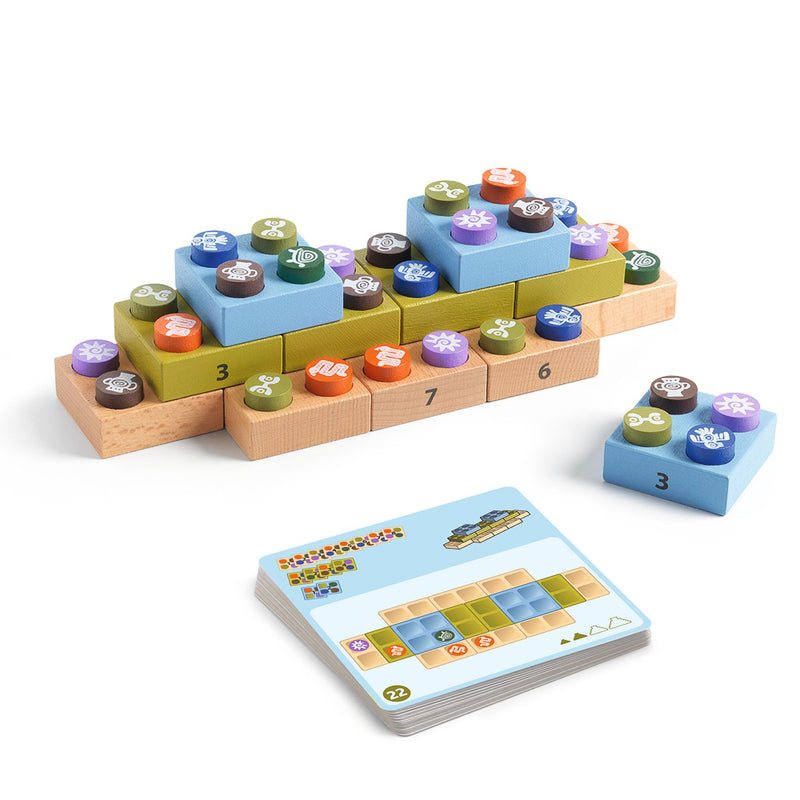 Bloc Inca Logic Game With 60 Challenges