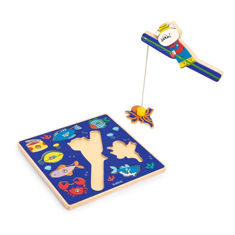 Puzz & Fish Colour Puzzle & Magnetic Fishing Game