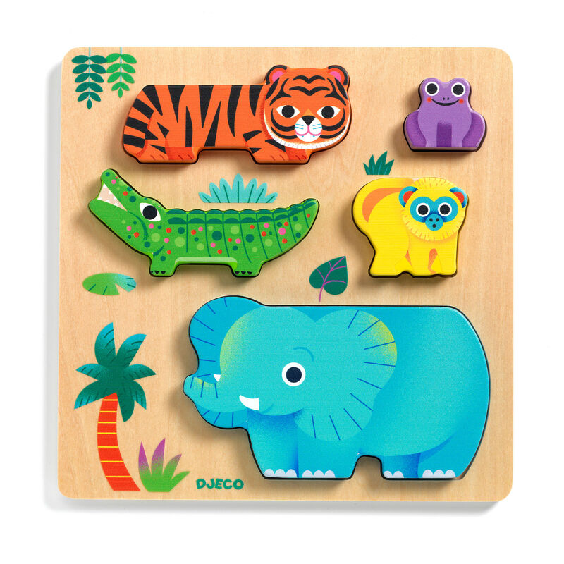 Woody Wild Wooden Animal Puzzle