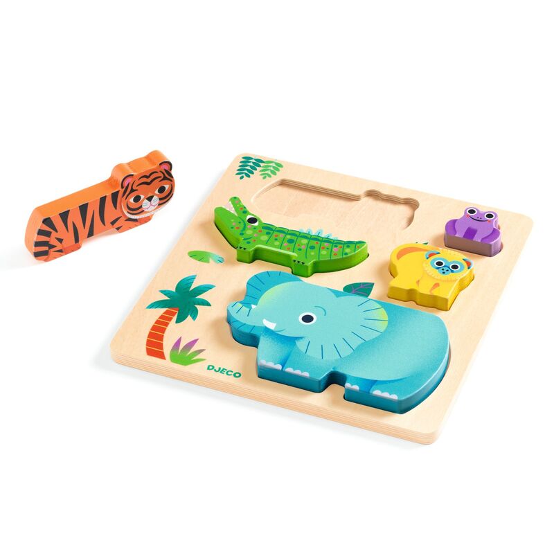 Woody Wild Wooden Animal Puzzle