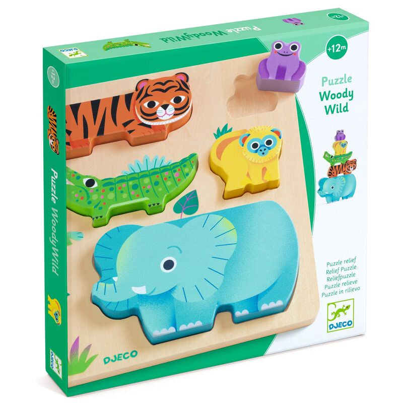 Woody Wild Wooden Animal Puzzle