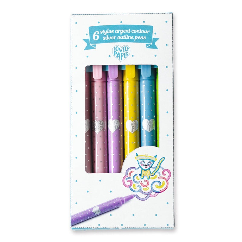 Little Ripper Pen Silver Outline Pens – Little General Kids