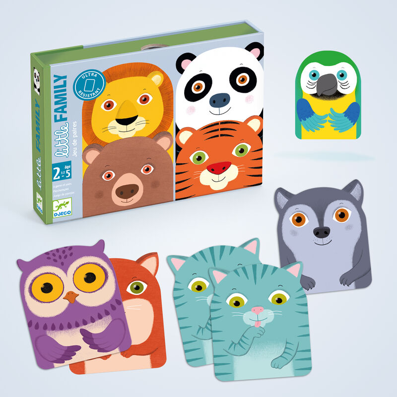 Little Family Pairs Toddler Card Game