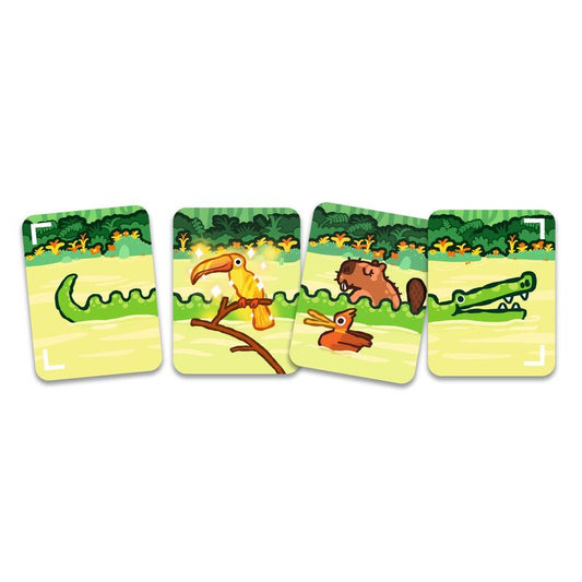 Safari Croco Risk-Taking Card Players