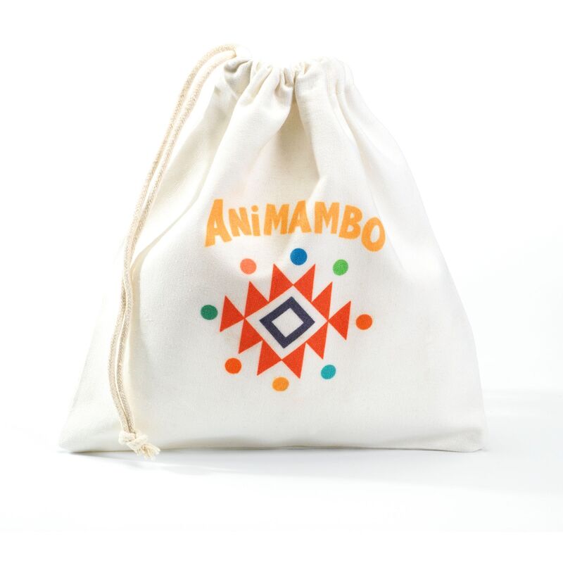 Animambo Red Metal Tongue Drum