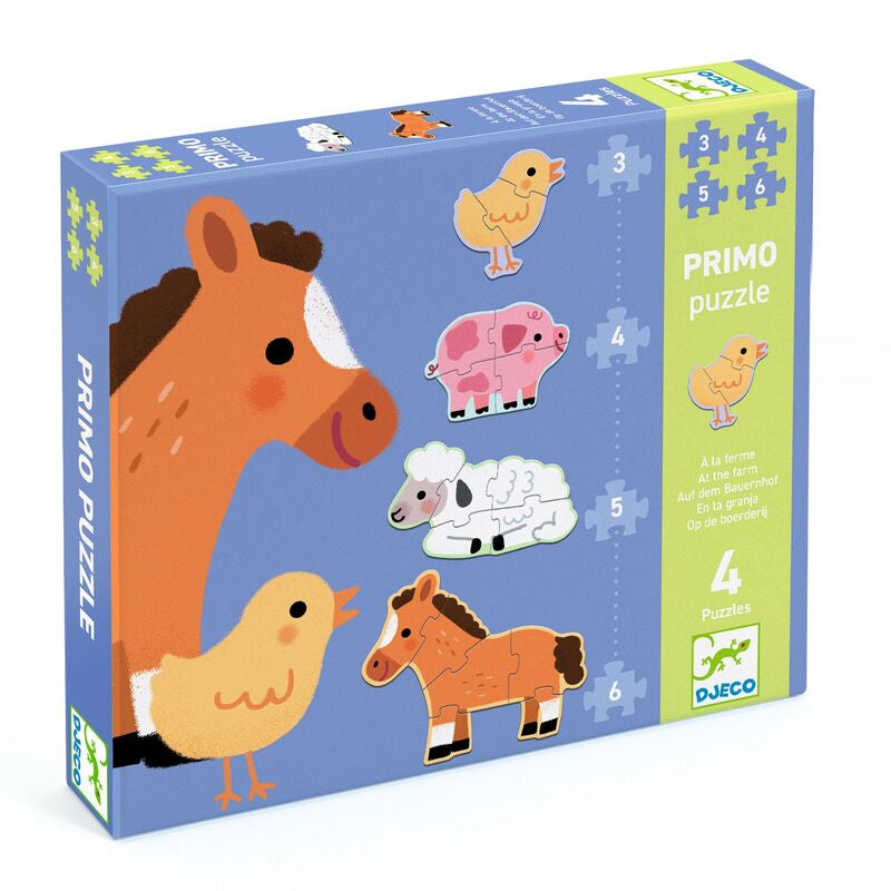 At the Farm Progressive Puzzle