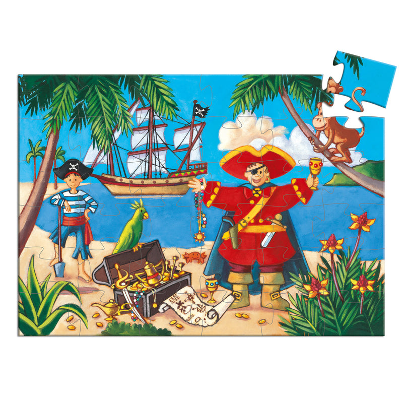 Pirate & Treasure 36pc Silhouette Puzzle