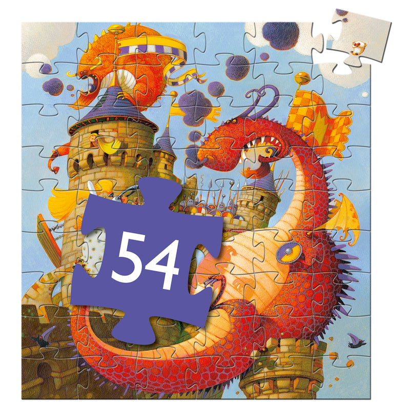 Vaillant And The Dragon 54pc Silhouette Puzzle